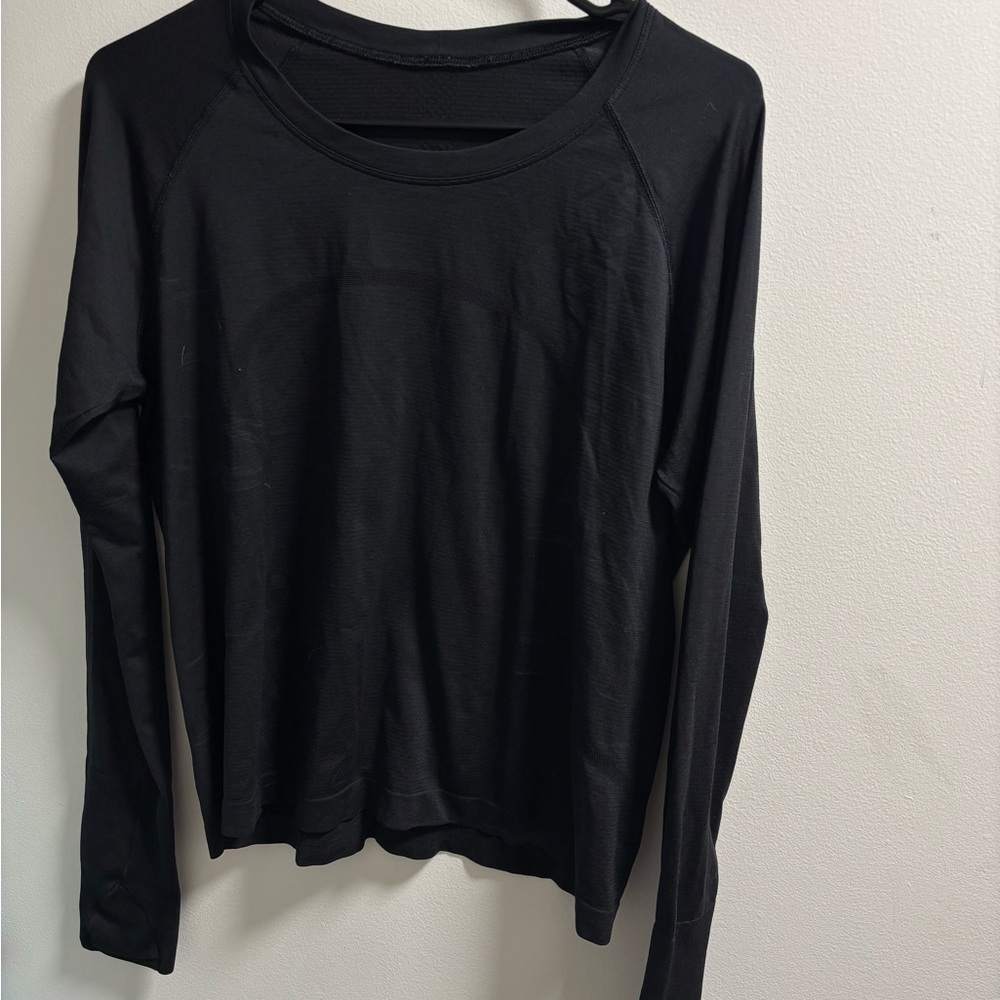 lululemon athletica Black Long Sleeve Tee